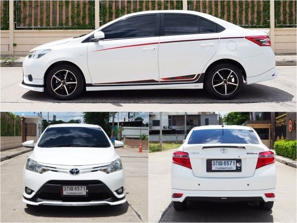 TOYOTA NEW VIOS 1.5 TRD Sportivo ปี 2014 เกียร์AUTO สีSuper White สภาพนางฟ้า